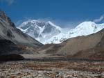 044_Hunkhu vallee , toile de fond, Baruntse, Lhotse, Everest